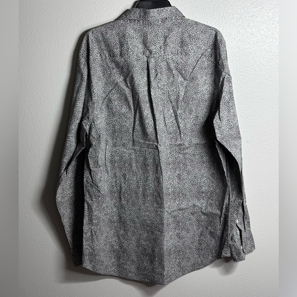 American Eagle Men Gray Button Shirt Seriously Soft‎ Long Sleeve Size XLT. - Picture 5 of 8